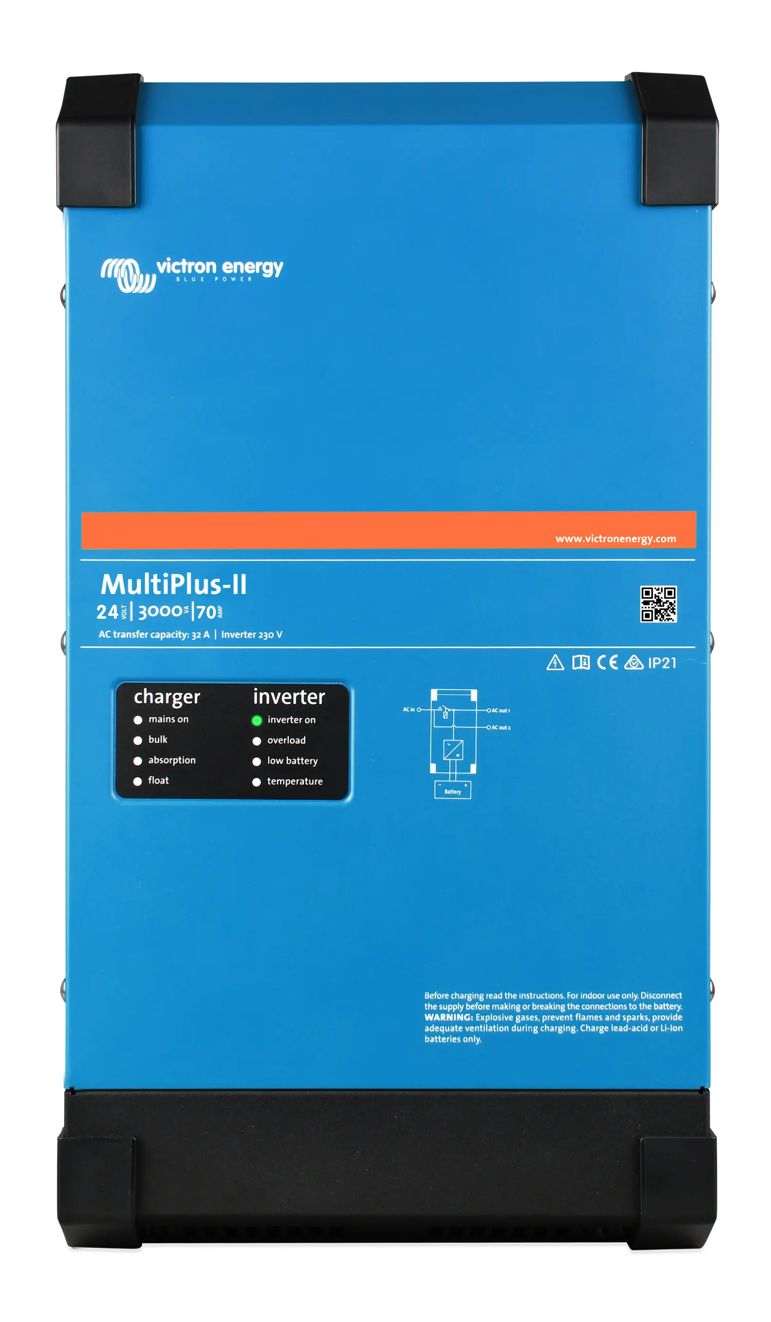 MultiPlus-II 24V 3kVA 230V (front) thumbnail
